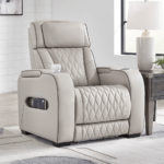 Boyington Dual Power Leather Recliner By Ashley product image
