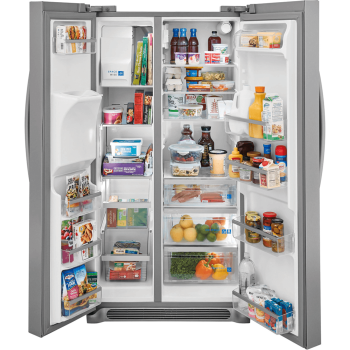 Frigidaire Gallery 25.6 Cu. Ft. 36" Standard Depth Side by Side Refrigerator open product image