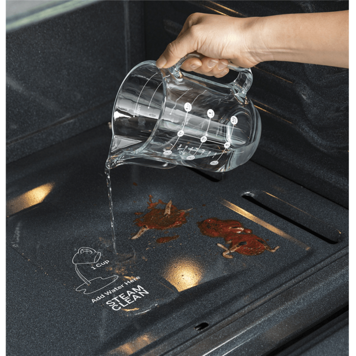 JGBS66DEKBB GE® 30" Free-Standing Gas Range With Digital Oven Controls steam cleaning oven product image
