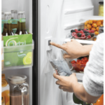 GE® ENERGY STAR® 21.9 Cu. Ft. Fingerprint Resistant Counter-Depth French-Door Refrigerator water dispenser product image