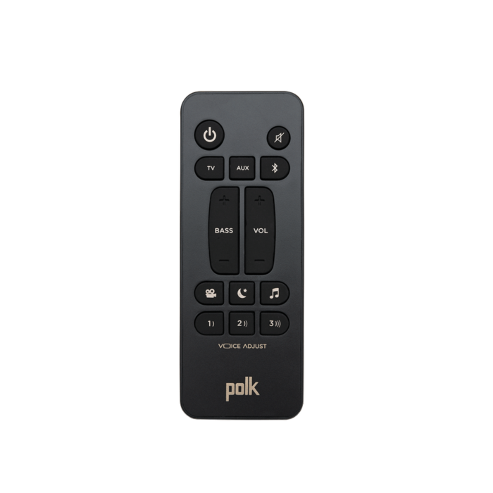 Polk Signa S2 Sound Bar With Wireless Subwoofer remote product image