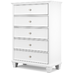 Fortman 5 Drawer Dresser Chest By Ashley angled product image