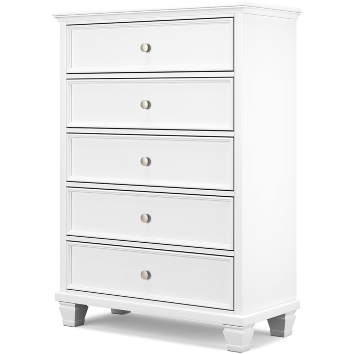 Fortman 5 Drawer Dresser Chest By Ashley angled product image