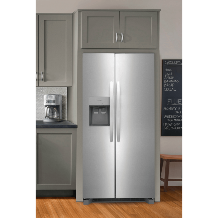 FRSS2323AS Frigidaire 22.3 Cu. Ft. 33" Standard Depth Side by Side Refrigerator in room product image