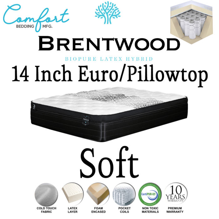 Brentwood #3 Soft Eurotop By Comfort Bedding product image