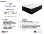 Coronado Firm Tight Top by Comfort Bedding product image details