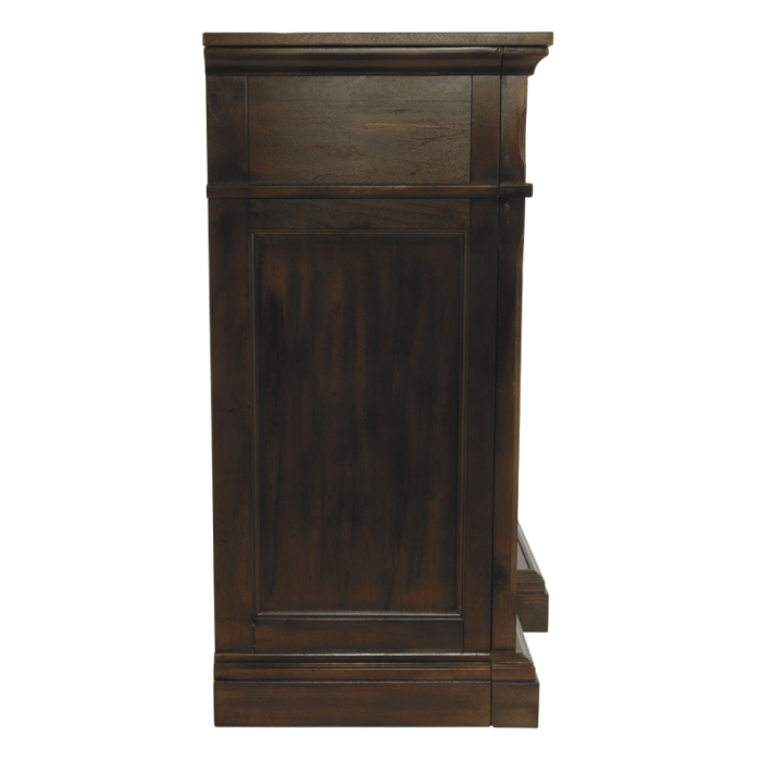 The Roddinton 72" TV Stand with no background by Ashley side panel view product image