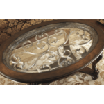Norcastle Oval Coffee Table by Ashley top close up view product image