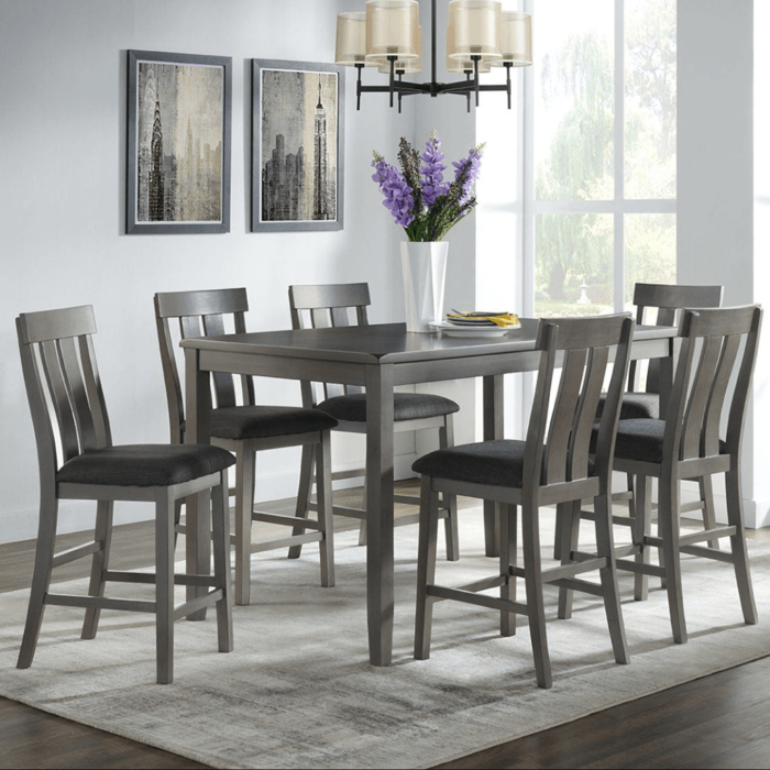 Glen Oaks 7 Piece Counter Height Dining Set By Vilo Home product image
