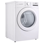 DLG3401W LG 7.4 cu. ft. Ultra Large Capacity Gas Dryer angled product image