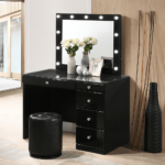 Morgan 3 Piece Vanity in Black By Crown Mark product image