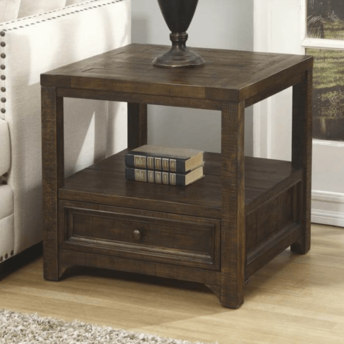 Lisbon End Table in Dark Mocha Finish product image