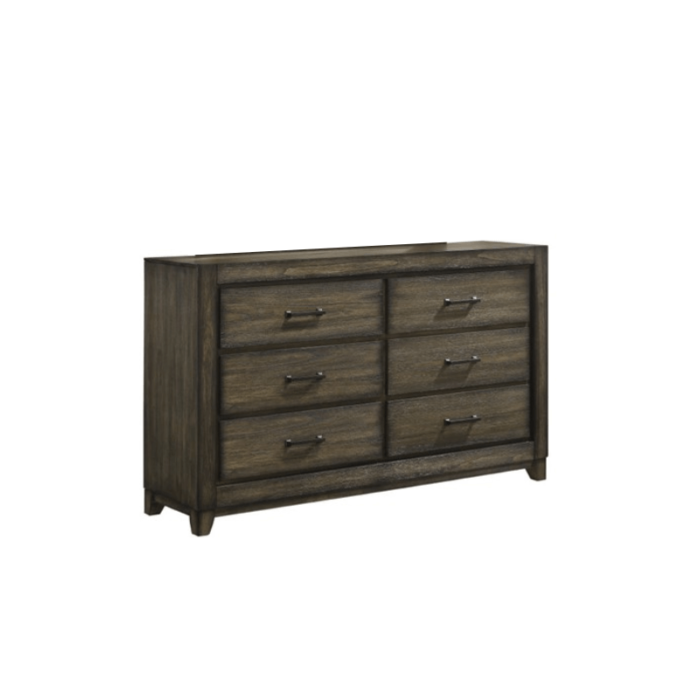 Ashland dresser By New Classic Furniture with 6 drawers and brown handles product image