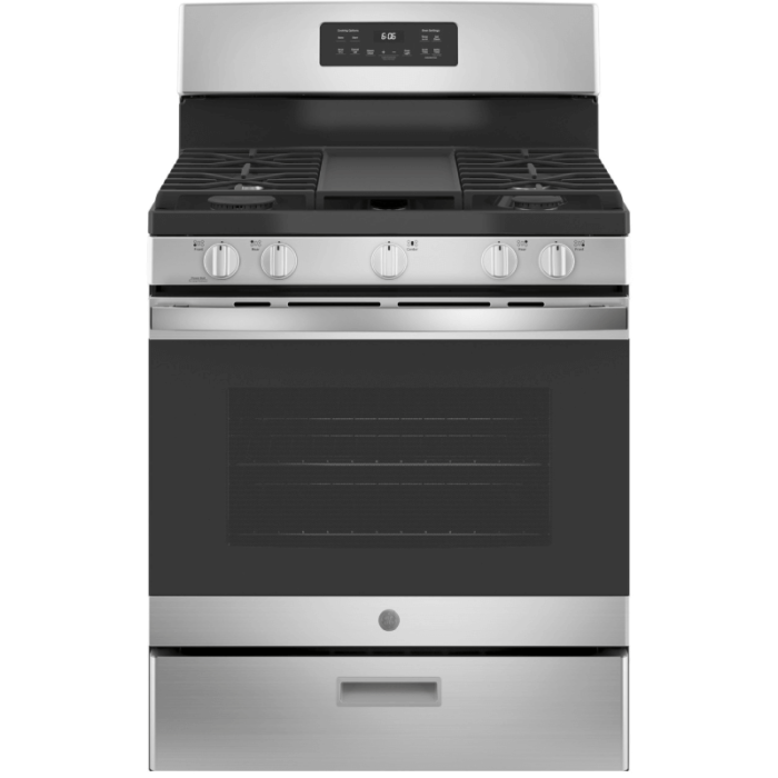 GE® 30" Free-Standing Gas Range Model #:JGBS66REKSS product image