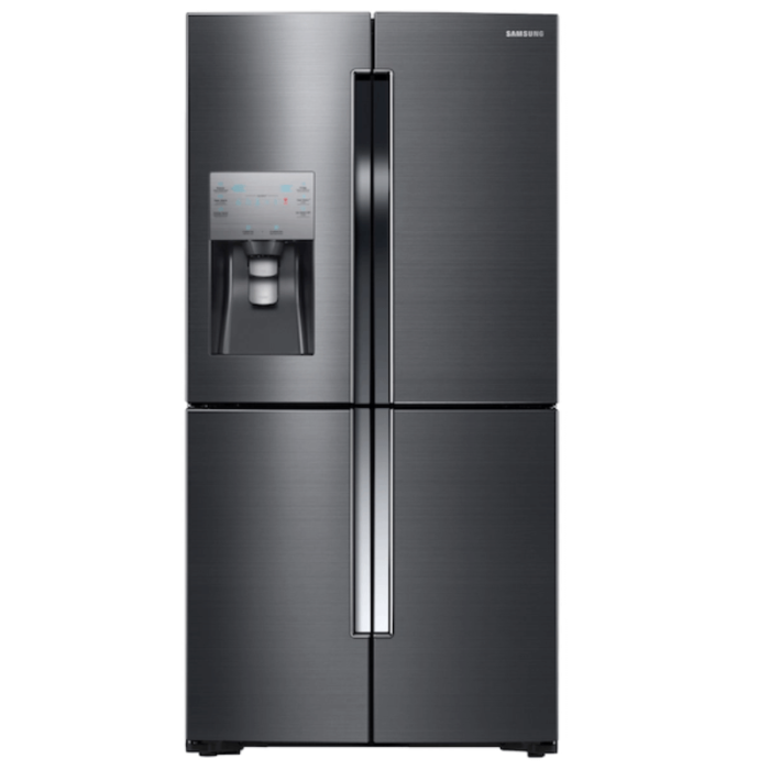 Samsung RF23J9011SG French Door 23 cu. ft. Counter Depth 4-Door in black stainless steel product image