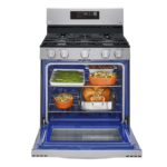 LG 30" 5.8 cu ft. Freestanding Gas Stove with Air Fryer open product image