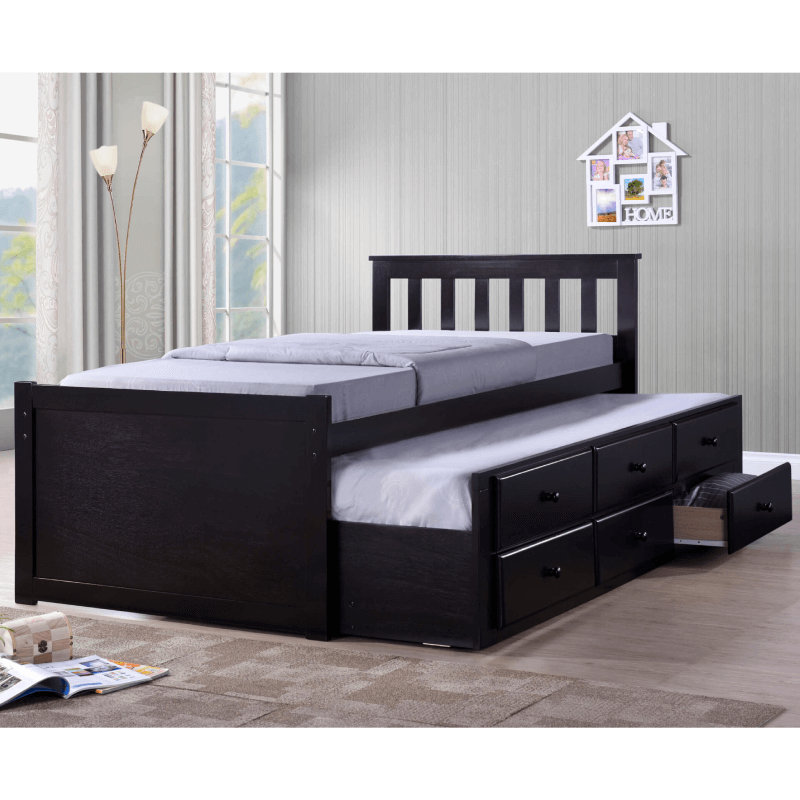 Maya Captains Bed espresso Finish product image