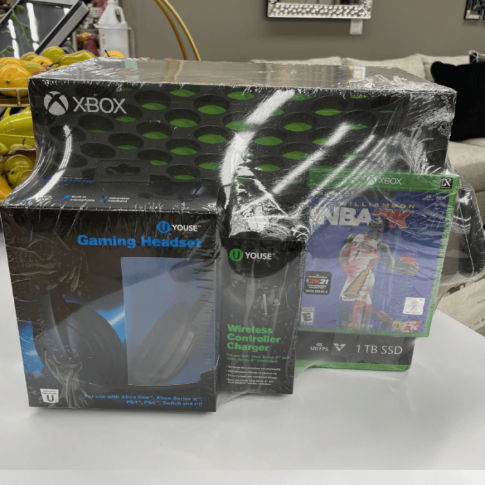 This Xbox Series x bundle includes the Xbox Series X 1 Terrabyte SSD Storage