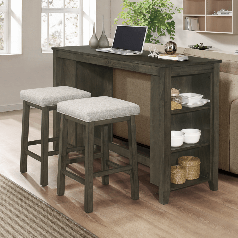 Churon 3 Piece Bar Set By New Classic Furniture Churon 3 Piece Bar Set By New Classic Furniture product image