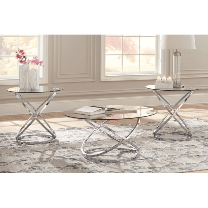 3 piece Ashley Hollynyx Table set