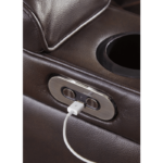 Warnerton Power Recliner by Ashley recliner controls and usb product image