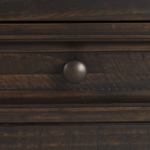 Lisbon Dark Mocha End Table by Martin Svensson Home drawer handle detail product image