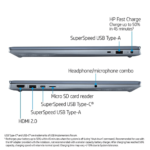 HP Pavilion - 15.6" Full HD Laptop - Intel Core i7 - 8GB RAM - 512GB SSD Ports product image