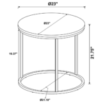 Living Room End Table 736027 By Coaster dimensions product image