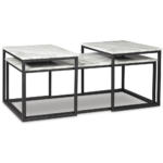 Donnesta Nesting Table 3 Piece Set By Ashley nestled no background product image