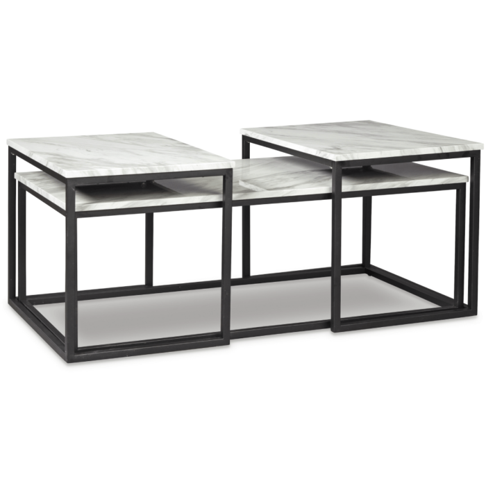 Donnesta Nesting Table 3 Piece Set By Ashley nestled no background product image