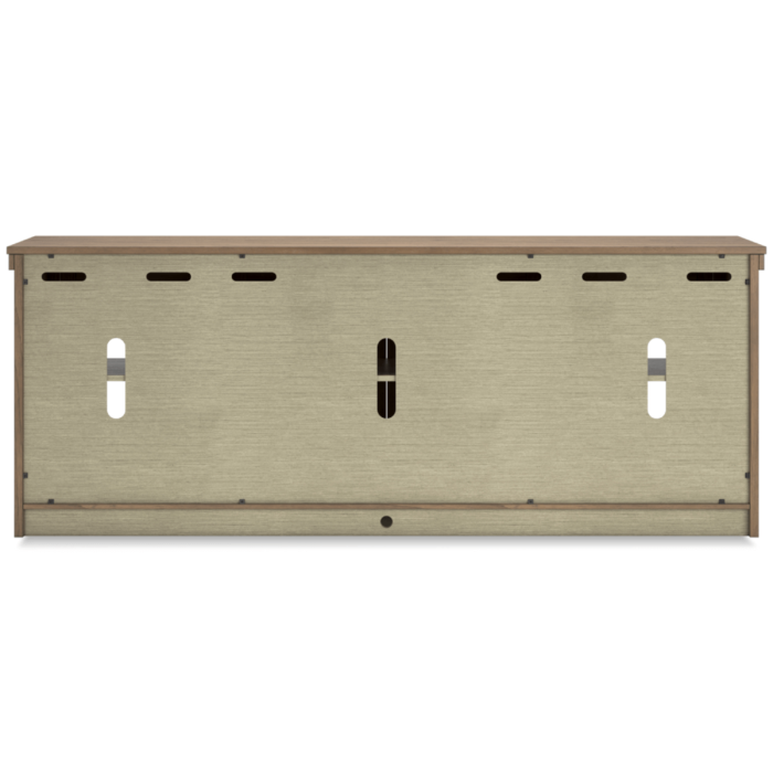 Boardernest 85" TV Stand By Ashley Furniture back view product image