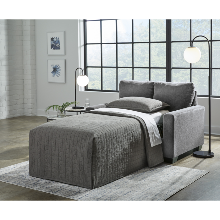 Rannis Twin Sofa Sleeper By Ashley Furniture bed open product image