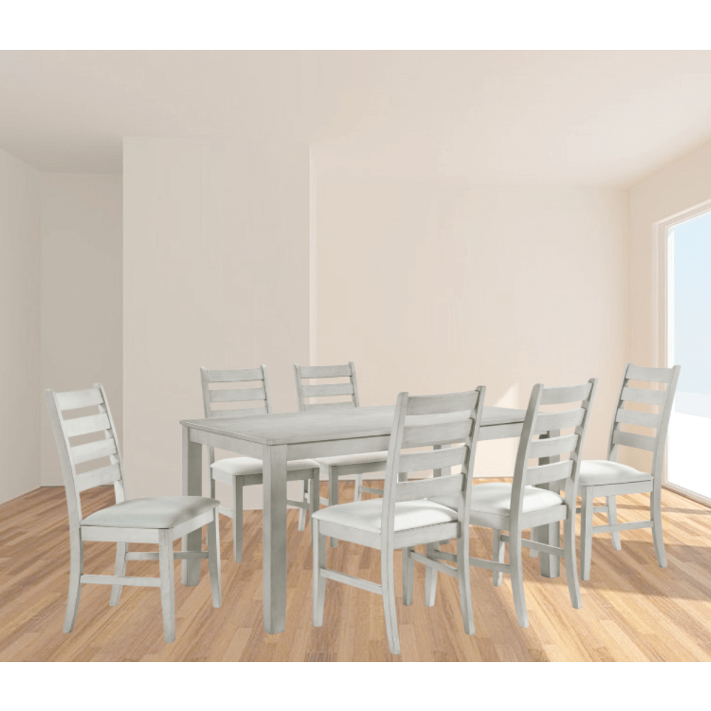 Pascal 7 Piece Dining Set By New Classic Furniture chair out  in room Pascal 7 Piece Dining Set By New Classic Furniture chair out in room product image