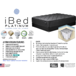 iBed Platinum Hybrid Firm By Comfort Bedding details product image