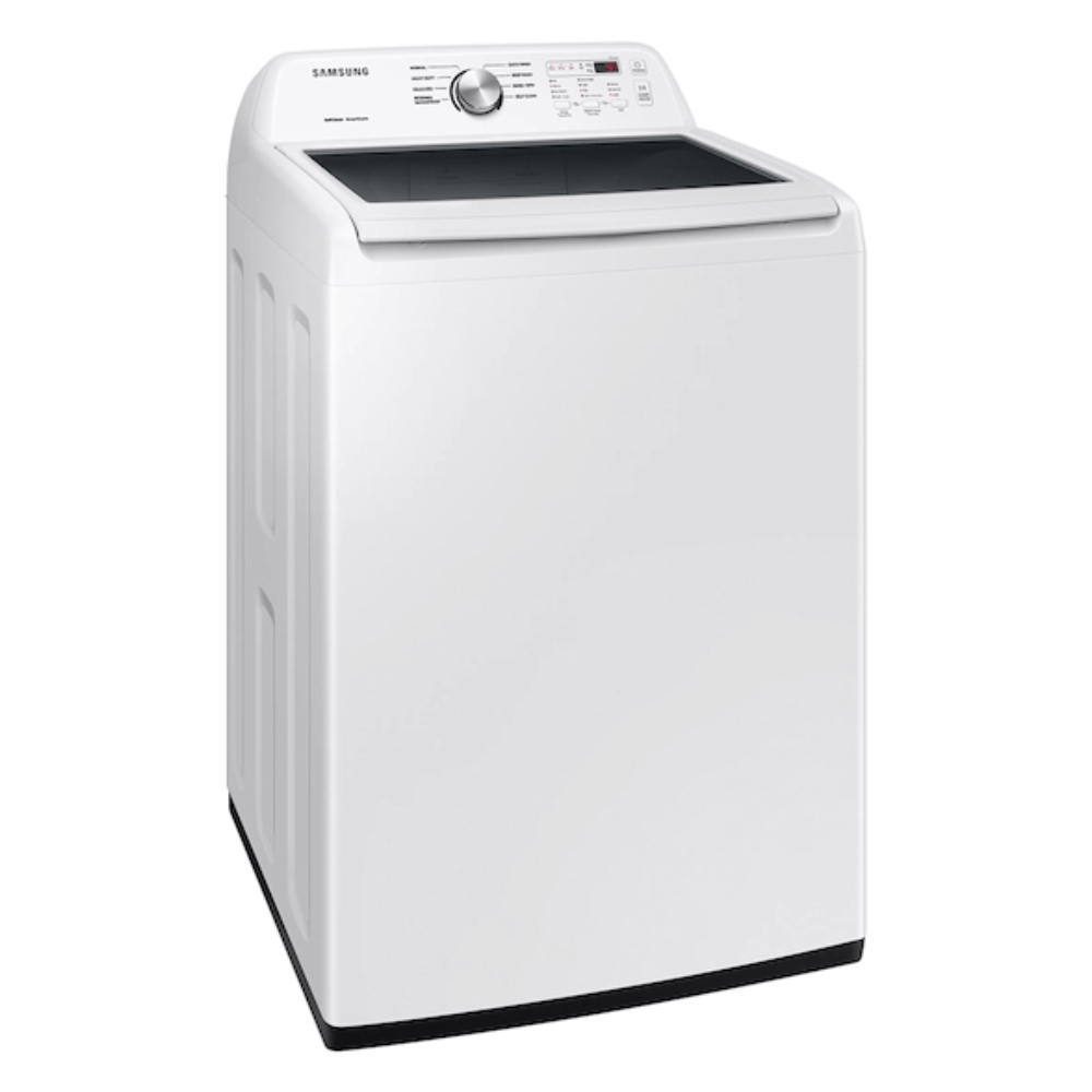 Samsung 4.4 cu. ft. Top Load Washer with ActiveWave™ Agitator and Soft-Close Lid in White Samsung 4.4 cu. ft. Top Load Washer with ActiveWave™ Agitator and Soft-Close Lid in White product image