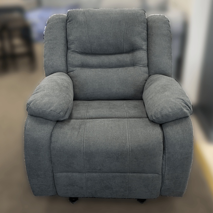 Stefan Rocker Recliner By Primo in grey head on product image