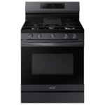 Samsung 6.0 cu. ft. Smart Freestanding Gas Range with No-Preheat Air Fry & Convection in Black Stainless Steel product image