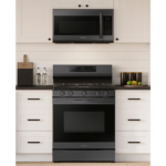 Samsung 6.0 cu. ft. Smart Freestanding Gas Range with No-Preheat Air Fry & Convection in Black Stainless Steel in room product image