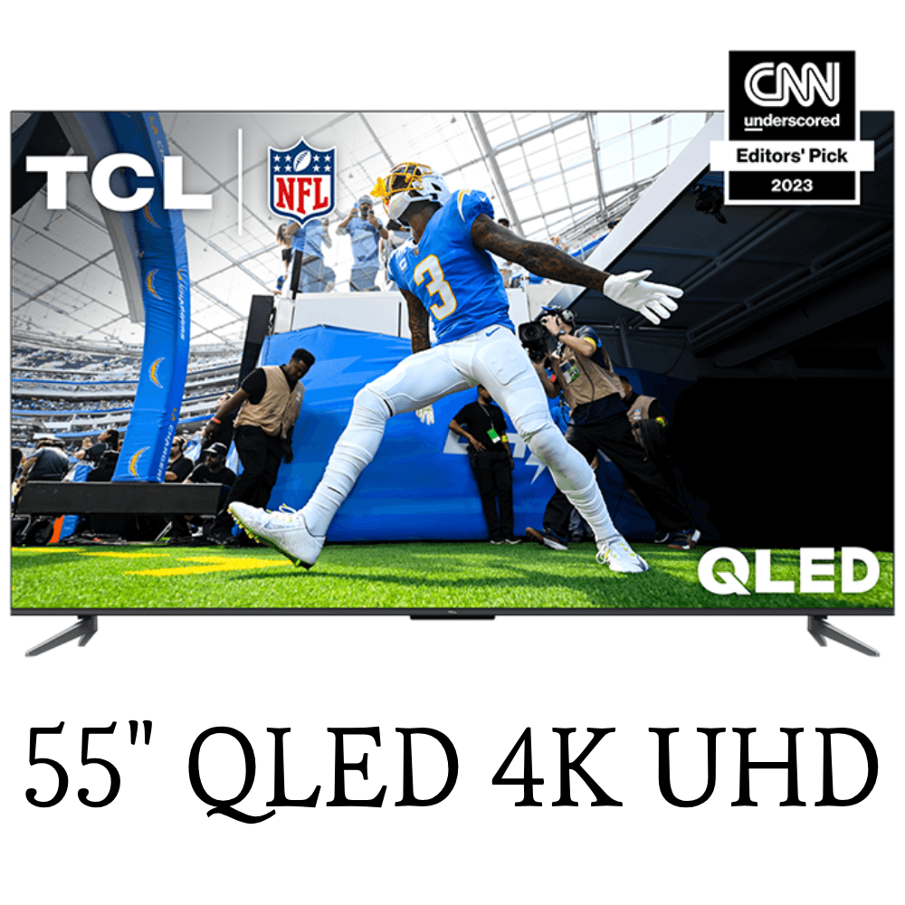 TCL 55" Q Class 4K QLED HDR Smart TV With Google TV TCL 55" Q Class 4K QLED HDR Smart TV With Google TV product image