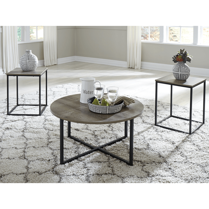 Wadeworth 3 Piece Table Set By Ashley product image