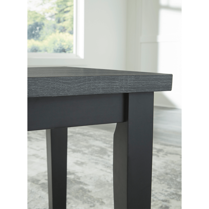 Garvine 3 Piece Table Set By Ashley side view close up product image
