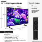 UN50DU7200 Samsung 50″ Class Crystal UHD Details product image
