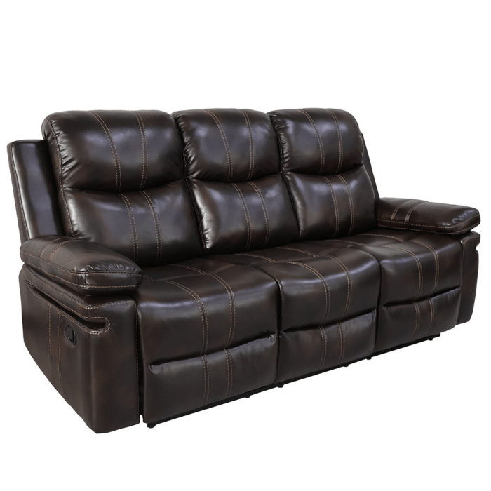 Kellen Sofa with Drop Down Tray and Recliners By New Classic Furniture product image
