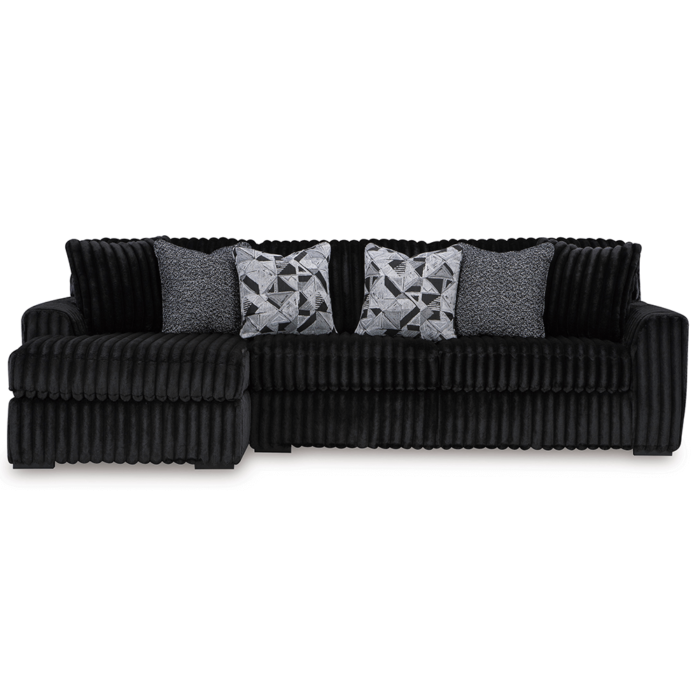Midnight-Madness 2-Piece Sofa with Chaise By Ashley Product image no background