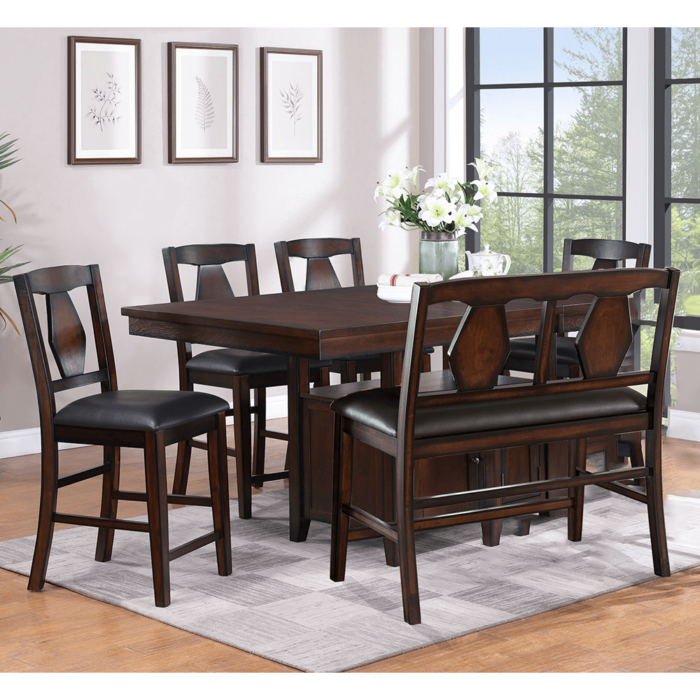 6 Piece Tuscan Hills Counter High Storage Set By Vilo Home product image