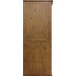 VT-RUSTICAB2D Rustic Wine Cabinet with Sliding Door By Home Source Design side profile product image