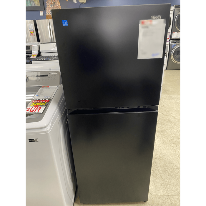 Danby Wood 10 Cu.Ft. Top Mount Refrigerator In Black product image