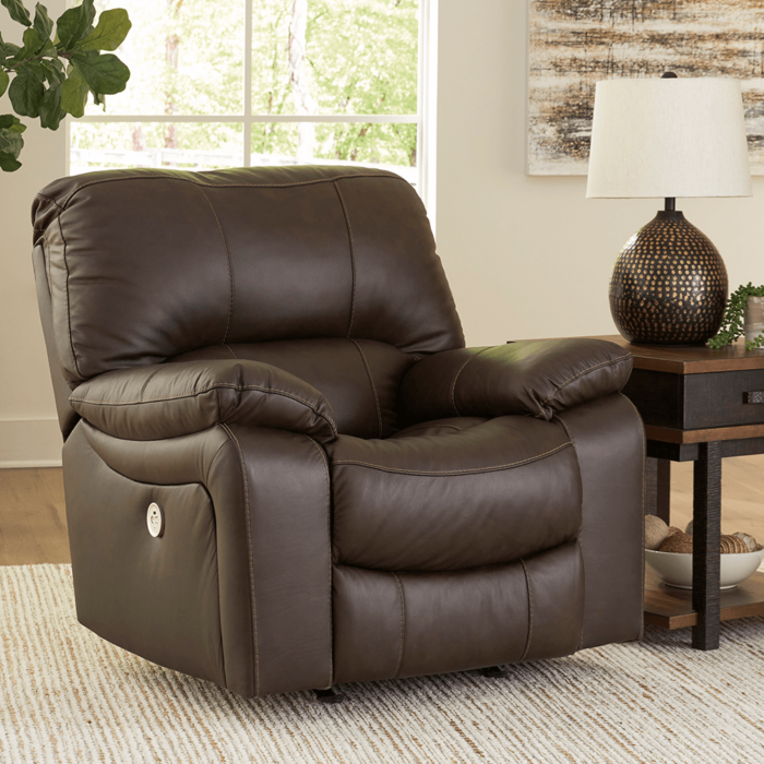 U43808-98-Leesworth Power Leather Recliner By Ashley product image