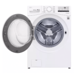 WM3400CW LG 4.5 cu. ft. Ultra Large Front Load Washer door open product image