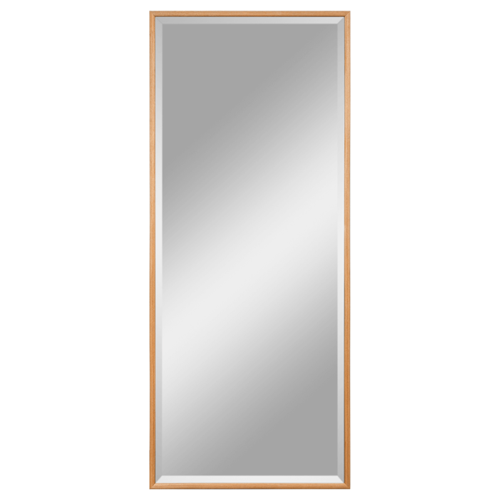 59"x25" Mirror with Natural Frame no background product image